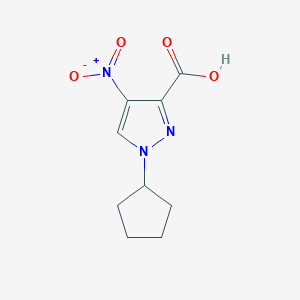 1-cyclopentyl-4-nitro-1H-pyrazole-3-carboxylic acid