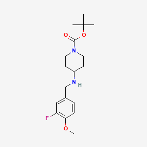 tert-Butyl 4-(3-fluoro-4-methoxybenzylamino)piperidine-1-carboxylate