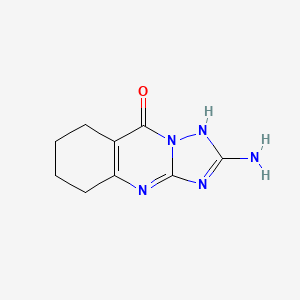 2-amino-5,6,7,8-tetrahydro[1,2,4]triazolo[5,1-b]quinazolin-9(4H)-one