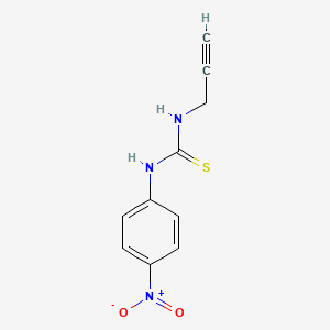 ((4-Nitrophenyl)amino)(prop-2-ynylamino)methane-1-thione