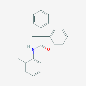 N-(2-methylphenyl)-2,2-diphenylpropanamide