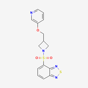 4-[3-(Pyridin-3-yloxymethyl)azetidin-1-yl]sulfonyl-2,1,3-benzothiadiazole