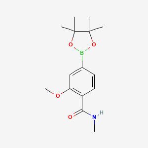 2-Methoxy-N-methyl-4-(tetramethyl-1,3,2-dioxaborolan-2-yl)benzamide