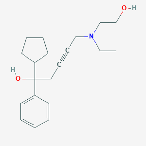 1-Cyclopentyl-5-[ethyl(2-hydroxyethyl)amino]-1-phenylpent-3-yn-1-ol