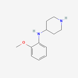 molecular formula C12H18N2O B2568574 N-(2-methoxyphenyl)piperidin-4-amine CAS No. 260360-16-5