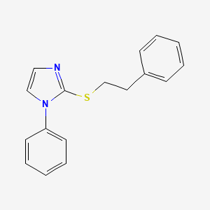 2-(phenethylsulfanyl)-1-phenyl-1H-imidazole
