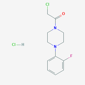 2-Chloro-1-[4-(2-fluorophenyl)piperazin-1-yl]ethan-1-one hydrochloride