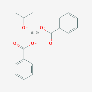 molecular formula C17H17AlO5 B025686 Aluminum;propan-2-olate;dibenzoate CAS No. 105442-85-1