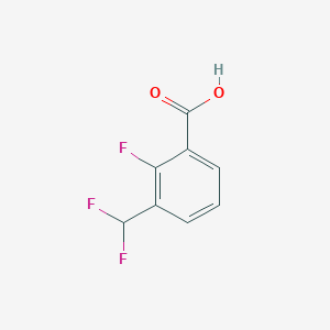 molecular formula C8H5F3O2 B2568633 3-(Difluoromethyl)-2-fluorobenzoic acid CAS No. 1780810-87-8