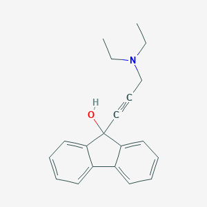 9-[3-(Diethylamino)prop-1-yn-1-yl]-9h-fluoren-9-ol