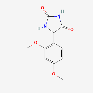 molecular formula C11H12N2O4 B2568663 5-(2,4-Dimethoxyphenyl)imidazolidine-2,4-dione CAS No. 79003-60-4