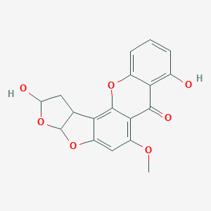 molecular formula C18H14O7 B025687 Hydroxydihydrosterigmatocystin CAS No. 109278-36-6