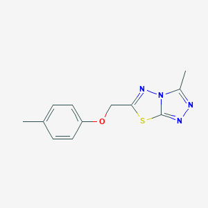 3-Methyl-6-[(4-methylphenoxy)methyl][1,2,4]triazolo[3,4-b][1,3,4]thiadiazole