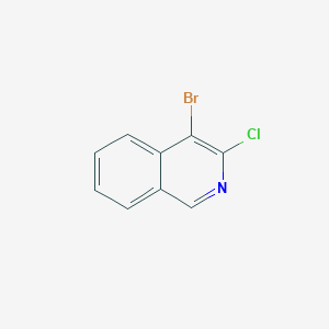 molecular formula C9H5BrClN B2568700 4-Bromo-3-chloroisoquinoline CAS No. 1379361-65-5