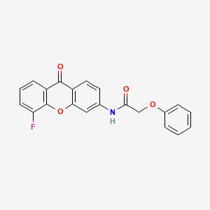 molecular formula C21H14FNO4 B2568751 N-(5-fluoro-9-oxo-9H-xanthen-3-yl)-2-phenoxyacetamide CAS No. 886170-65-6