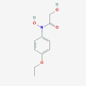 molecular formula C10H13NO4 B025688 N-(4-Ethoxyphenyl)-N,2-dihydroxyacetamide CAS No. 106448-65-1