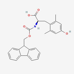 molecular formula C26H25NO5 B2568808 Fmoc-D-2,6-Dimethyltyrosine CAS No. 854300-32-6