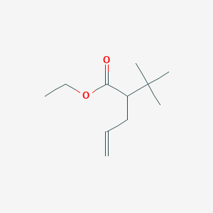 molecular formula C11H20O2 B2568821 Ethyl 2-tert-butylpent-4-enoate CAS No. 122936-14-5