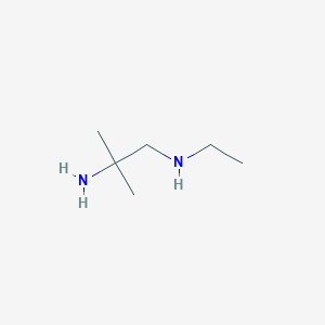 molecular formula C6H16N2 B2568826 (2-amino-2-methylpropyl)(ethyl)amine CAS No. 107429-97-0