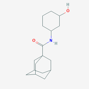 molecular formula C17H27NO2 B2569162 N-(3-hydroxycyclohexyl)adamantane-1-carboxamide CAS No. 1396793-89-7