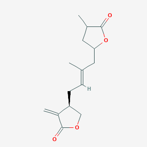 molecular formula C15H20O4 B2569200 Antheindurolide A CAS No. 130252-70-9