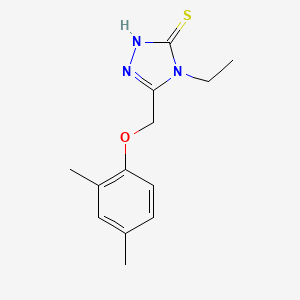 5-[(2,4-dimethylphenoxy)methyl]-4-ethyl-4H-1,2,4-triazole-3-thiol