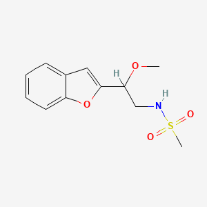 N-(2-(benzofuran-2-yl)-2-methoxyethyl)methanesulfonamide