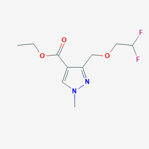 Ethyl 3-(2,2-difluoroethoxymethyl)-1-methylpyrazole-4-carboxylate