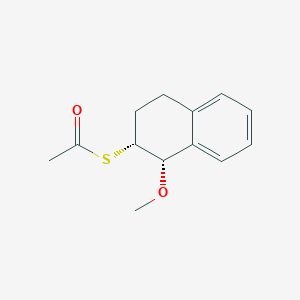 S-[(1S,2R)-1-Methoxy-1,2,3,4-tetrahydronaphthalen-2-yl] ethanethioate