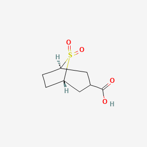 (1R,3R,5S)-8,8-Dioxo-8lambda6-thiabicyclo[3.2.1]octane-3-carboxylic acid
