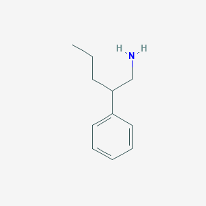 molecular formula C11H17N B025695 2-Phenylpentan-1-amine CAS No. 104177-99-3