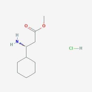 methyl (3R)-3-amino-3-cyclohexylpropanoate hydrochloride