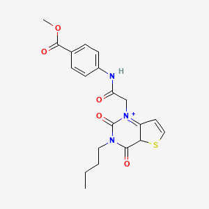 methyl 4-(2-{3-butyl-2,4-dioxo-1H,2H,3H,4H-thieno[3,2-d]pyrimidin-1-yl}acetamido)benzoate