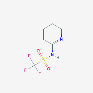 trifluoro-N-(2-piperidinylidene)methanesulfonamide