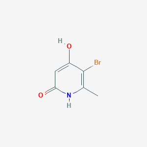 molecular formula C6H6BrNO2 B2569704 5-bromo-6-methylpyridine-2,4-diol CAS No. 344353-29-3