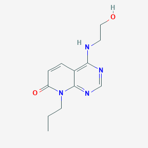 4-((2-hydroxyethyl)amino)-8-propylpyrido[2,3-d]pyrimidin-7(8H)-one
