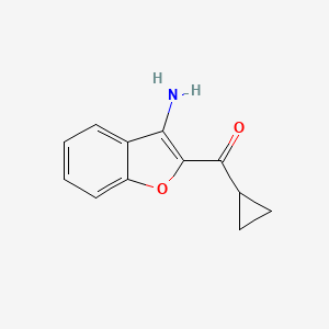 2-Cyclopropanecarbonyl-1-benzofuran-3-amine