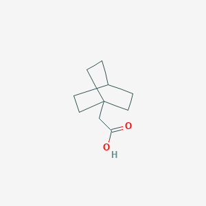 molecular formula C10H16O2 B2569727 2-(1-Bicyclo[2.2.2]octanyl)acetic acid CAS No. 1895244-70-8