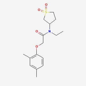 2-(2,4-dimethylphenoxy)-N-(1,1-dioxidotetrahydrothiophen-3-yl)-N-ethylacetamide
