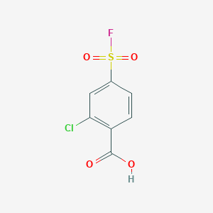 2-Chloro-4-(fluorosulfonyl)benzoic acid