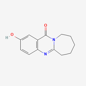 molecular formula C13H15ClN2O2 B2569839 2-Hydroxy-7,8,9,10-tetrahydro-6H-azepino[2,1-b]quinazolin-12-one CAS No. 108937-92-4