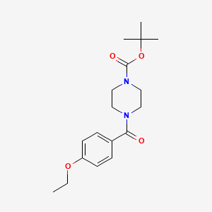 molecular formula C18H26N2O4 B2569841 Tert-butyl 4-(4-ethoxybenzoyl)piperazine-1-carboxylate CAS No. 1261006-66-9