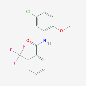 N-(5-chloro-2-methoxyphenyl)-2-(trifluoromethyl)benzamide