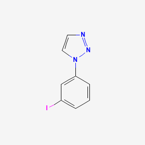 molecular formula C8H6IN3 B2569981 1-(3-iodophenyl)-1H-1,2,3-triazole CAS No. 1864014-68-5