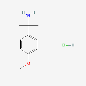 B2570010 2-(4-Methoxyphenyl)propan-2-amine hydrochloride CAS No. 1185579-44-5; 30568-44-6