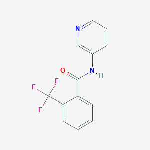 molecular formula C13H9F3N2O B257004 N-(3-pyridinyl)-2-(trifluoromethyl)benzamide 