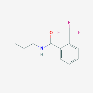 molecular formula C12H14F3NO B257005 N-isobutyl-2-(trifluoromethyl)benzamide 
