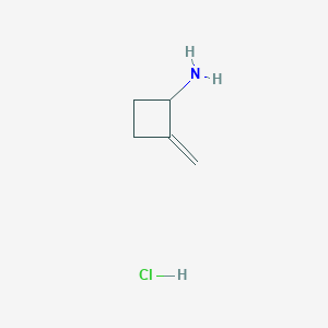 B2570050 2-Methylidenecyclobutan-1-amine;hydrochloride CAS No. 2361879-14-1
