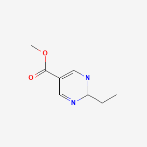molecular formula C8H10N2O2 B2570128 Methyl 2-ethylpyrimidine-5-carboxylate CAS No. 1142924-93-3