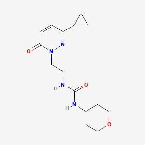 1-(2-(3-cyclopropyl-6-oxopyridazin-1(6H)-yl)ethyl)-3-(tetrahydro-2H-pyran-4-yl)urea